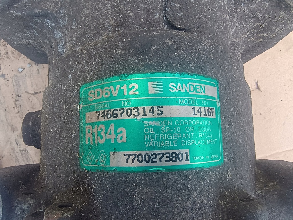 фото №5, Компрессор кондиционера sanden 1416f renault megane thalia
