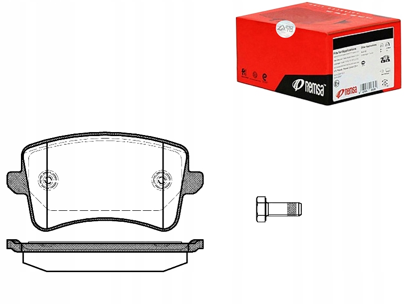 фото №1, Гальмівні колодки гальмівні audi a4 avant s4 quattro 8k5. b8