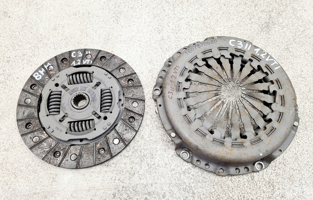 фото №1, Citroen c3 ii 1.2 vti прижим сцепления диск 1607870680