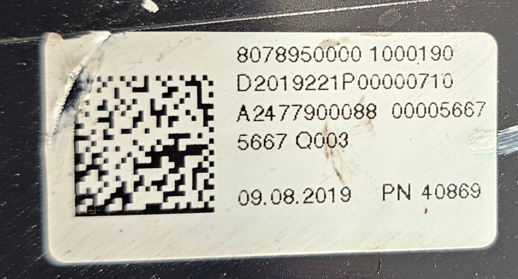 Купити Спойлер спойлер накладка багажника кришки mercedes w247 b-klasa a2477900088