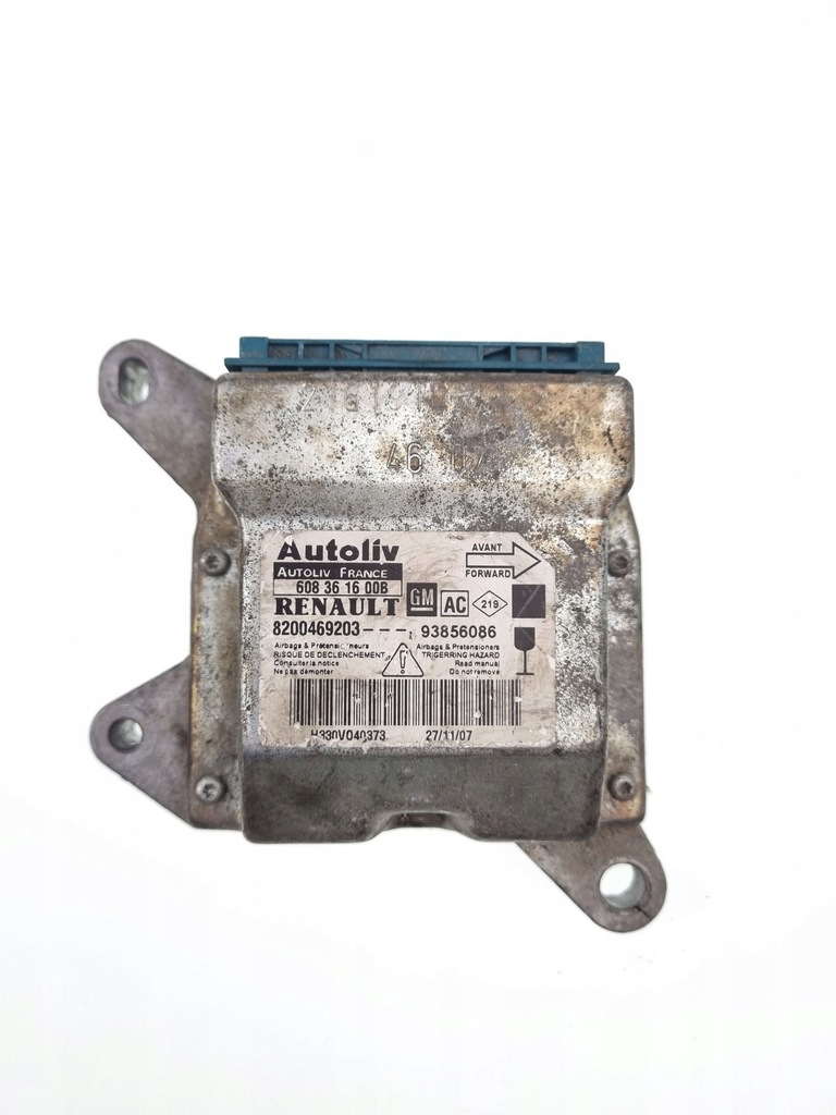 фото №1, Nissan primastar 2008 блок керування / модуль подушка безпеки