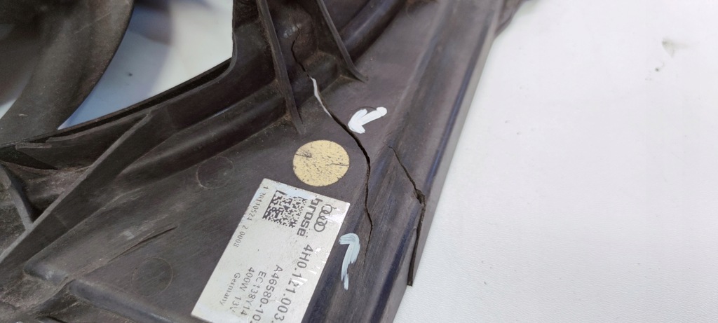 фото №8, Вентилятори + корпус audi a6 a7 a8 4h0121003l