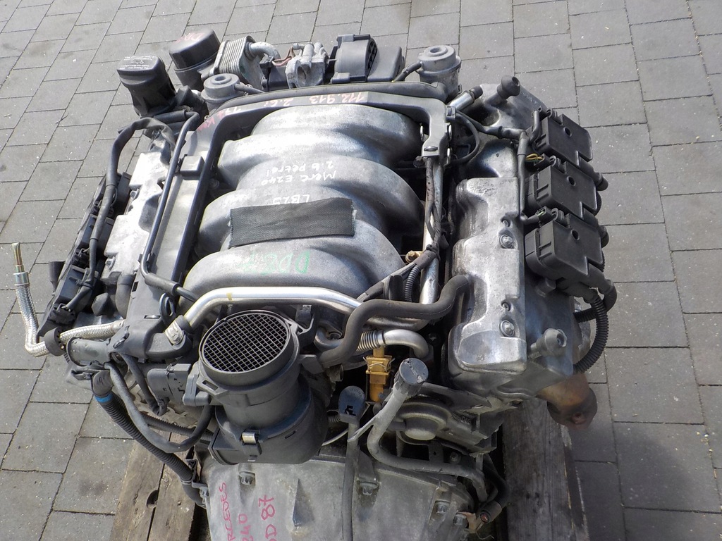 фото №7, Mercedes w211 03r 2.6 v6 177km двигатель 112913 kompletny film