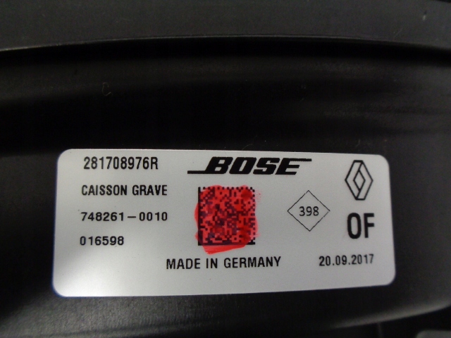фото №4, Renault captur динамик сабвуфер bose колодка