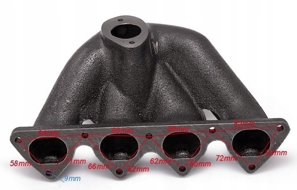 фото №5, Колектор випускний turbo honda civic integra b seria t3 чавунний