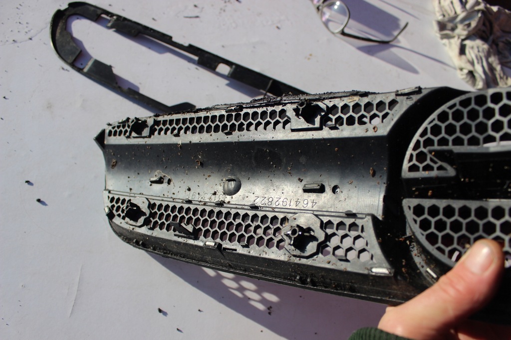 фото №8, Vectra c signum 2002-2005 r - решётка радиатора , решётка радиатора ,13123491 ,серебристый