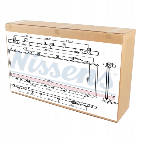 фото №1, Радиатор двигателя wody do honda accord ix 2.4
