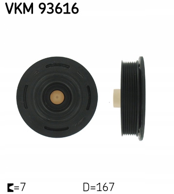 фото №2, Шків колінчастого вала skf do renault vel satis 2.2 dci