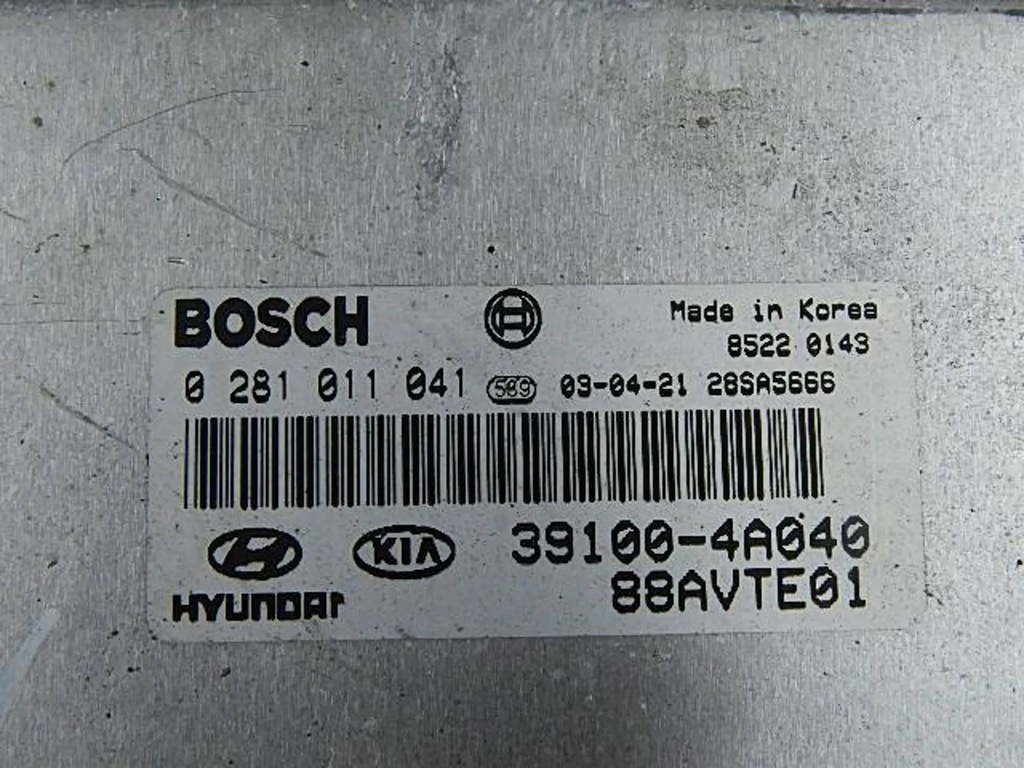 фото №10, Бортовий комп'ютер замок запалювання імобілайзер hyundai h1 2.5crdi 97-08