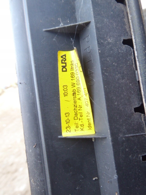 фото №7, A klasa w169 04- молдинг кровельная левая