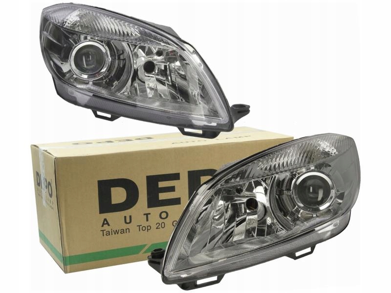 фото №1, Лампи фари skoda roomster 07-15 fabia ii mk2 07-14