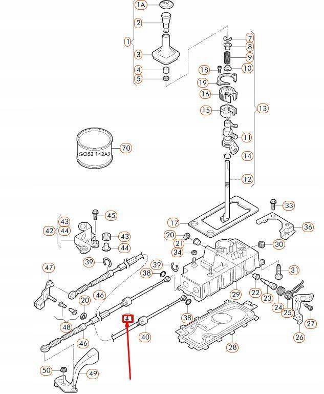 фото №13, Кабель vag do audi tt quattro 180hp 225hp volkswagen golf iv 1j0711265l