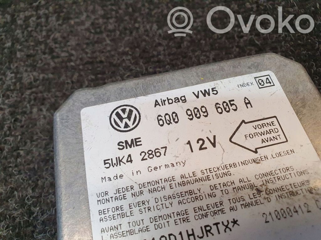 фото №3, Volkswagen golf iv 1999 блок управления / модуль подушка безопасности