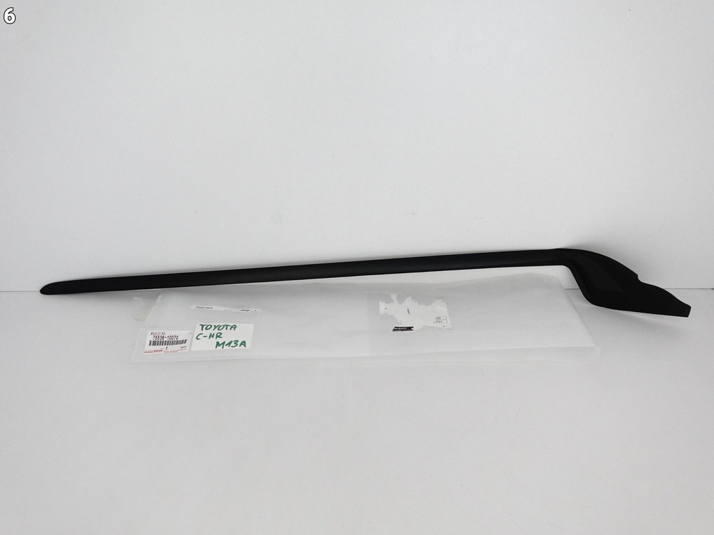 фото №7, Toyota c-hr chr 16-23 молдинг прокладка стекло передней левая 75536-10070