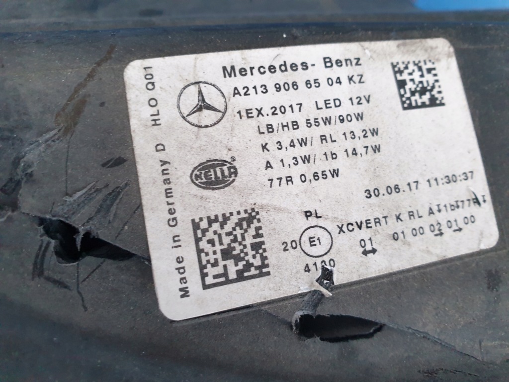 Mercedes e-klasa w213 213 фара передня ліва multibeam led Ціна