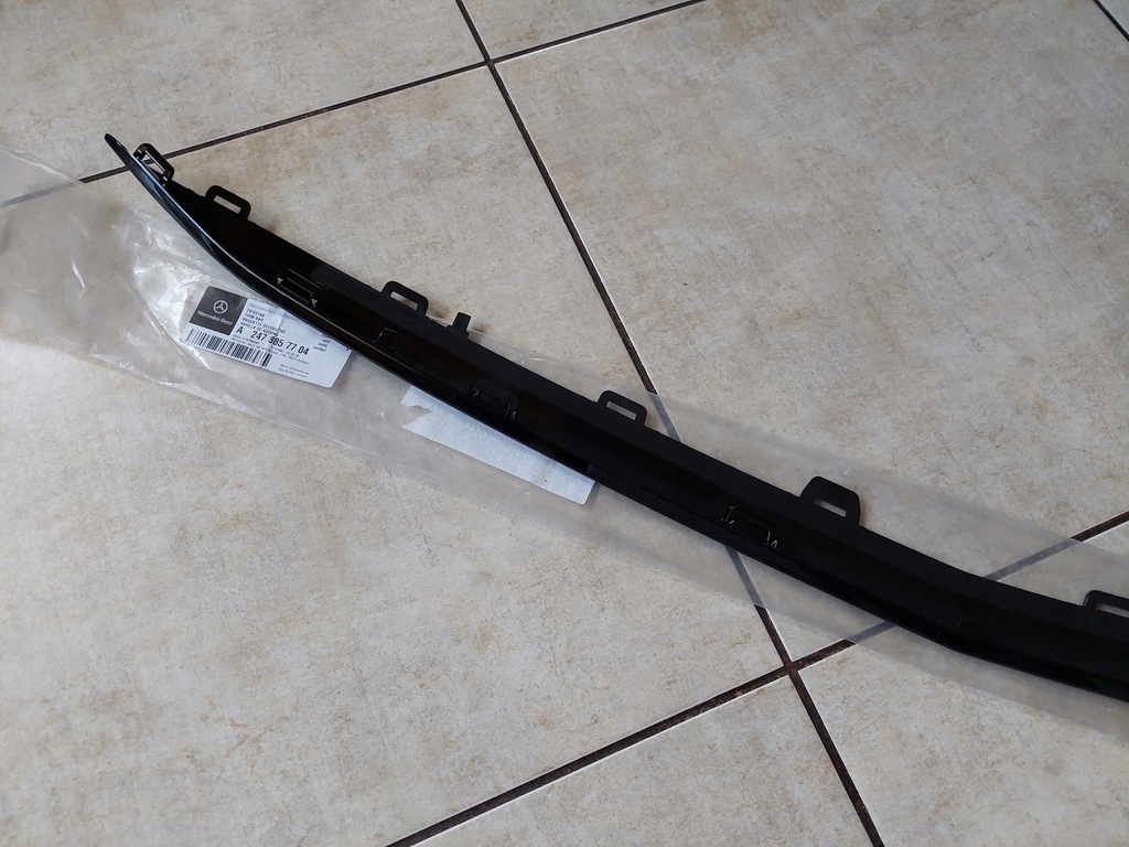 фото №7, Молдинг бампера - перед - mercedes gla w247 - h247 - amg - ночь package