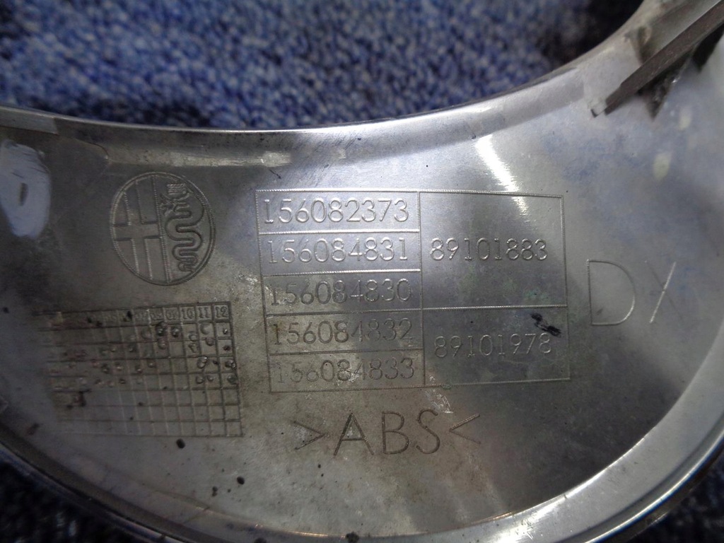 фото №10, Рамка лампы 156082373 alfa romeo mito 08- правая передняя хром