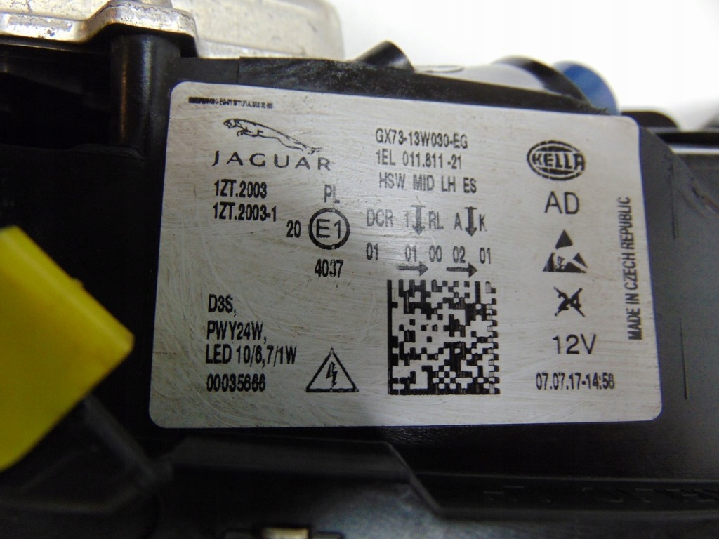 фото №16, Лампа левая перед jaguar xe x760 2015- gx73-13w030-eg