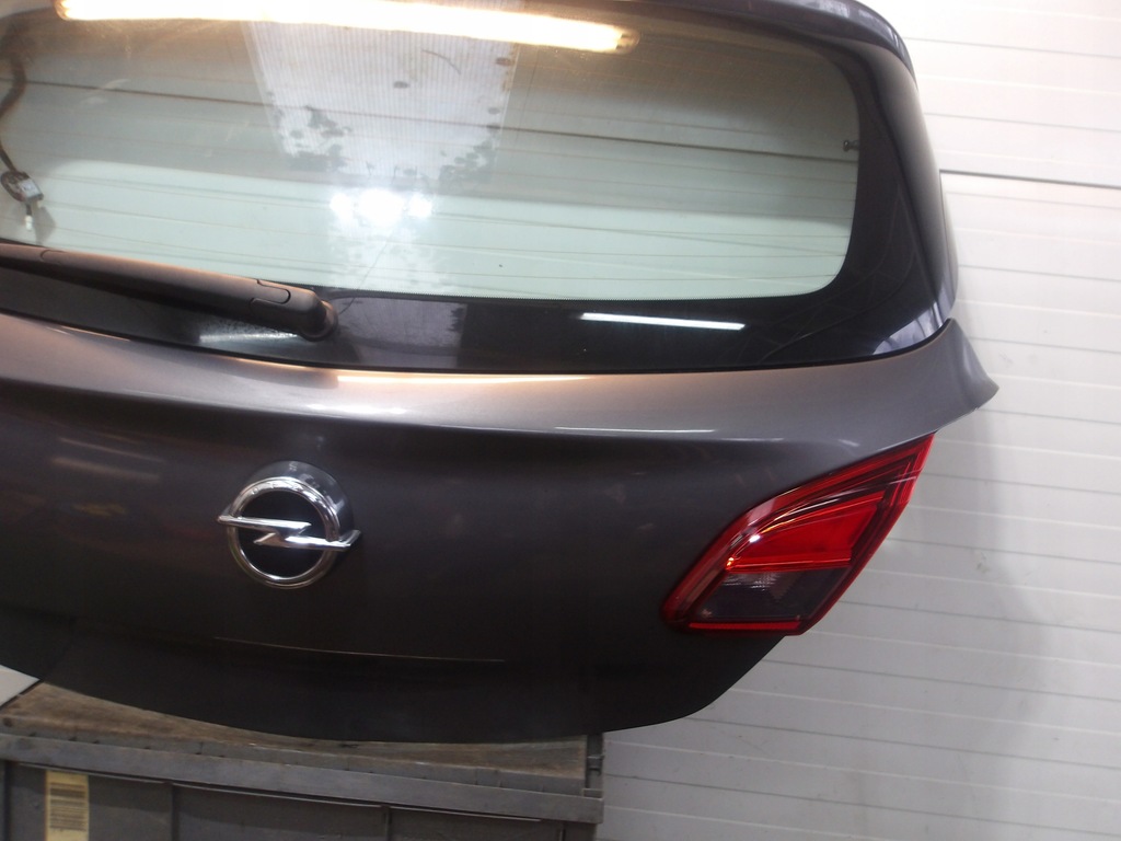 фото №9, Opel corsa e 5d 14-19 крышка багажника задняя лампы задняя бампер цвет z195 europa оригинальный номер