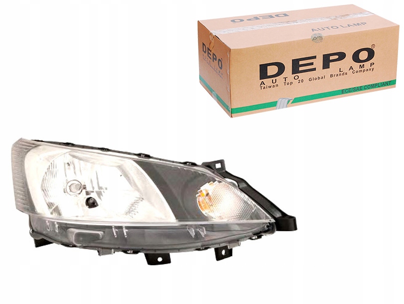 фото №1, Фара h4 электрический цвет вкладыш: хромированный