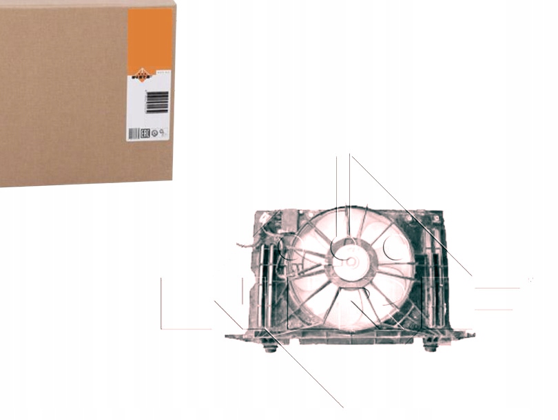 фото №1, Nrf 47379 вентилятор, охлаждение двигателя