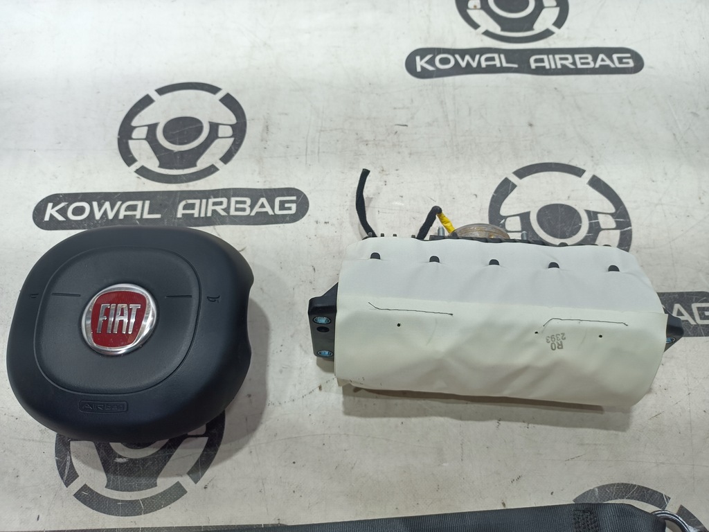 фото №7, Fiat panda 3 iii приборная панель консоль подушка безопасности ремни оригинал