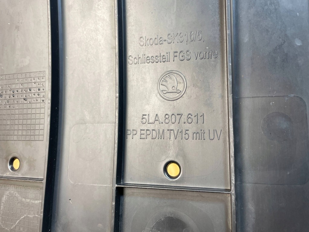 фото №13, Плита защита пол pod бампер перед skoda enyaq 5la807611 2020-