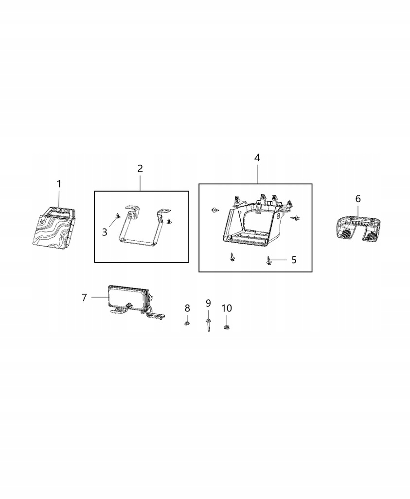 фото №5, Пластик захист круїз-контроль радара jeep wrangler 6qd20tx7aa