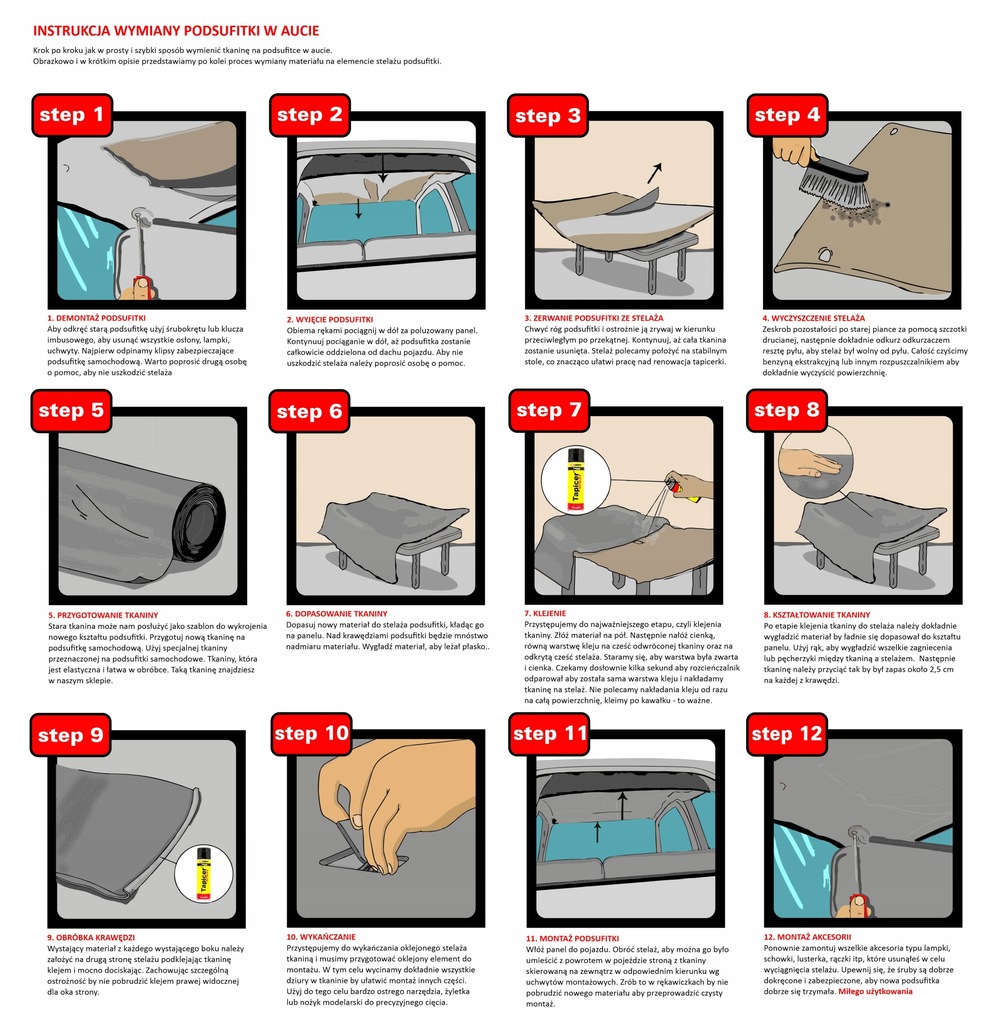 фото №7, Стеля авто тканина обшивки автомобіль popiel90