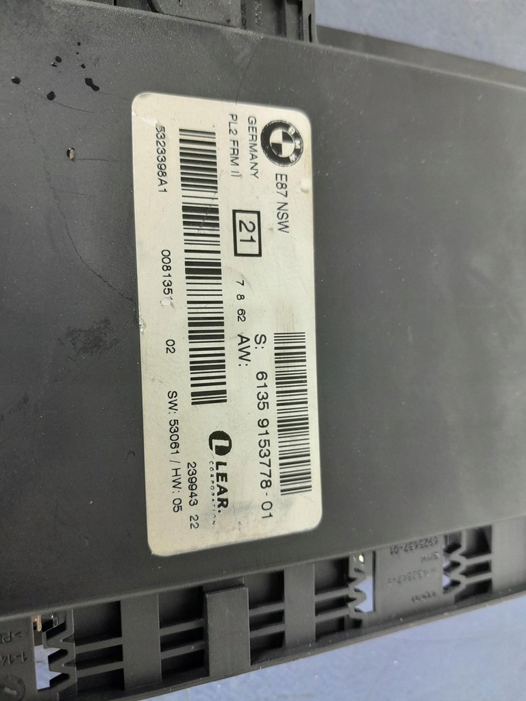 фото №4, Bmw 1 e87 модуль блок керування світла 9153778