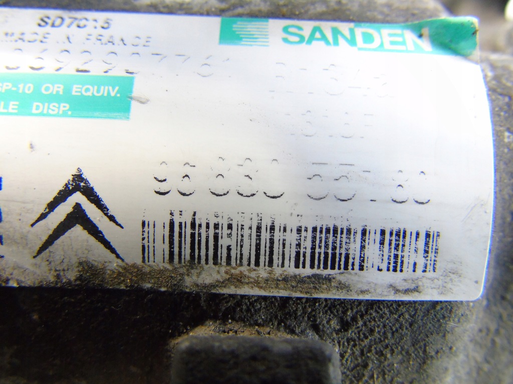 фото №5, Компрессор кондиционера citroen c5 i 2.0 9683055180