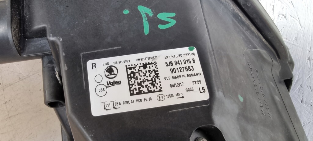 фото №6, Skoda rapid lift 17- лампа права передня led 5jb