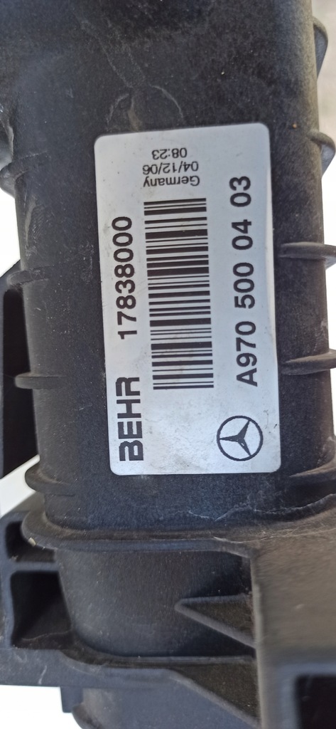 фото №11, Mercedes atego радиатор жидкость wody a9705000403