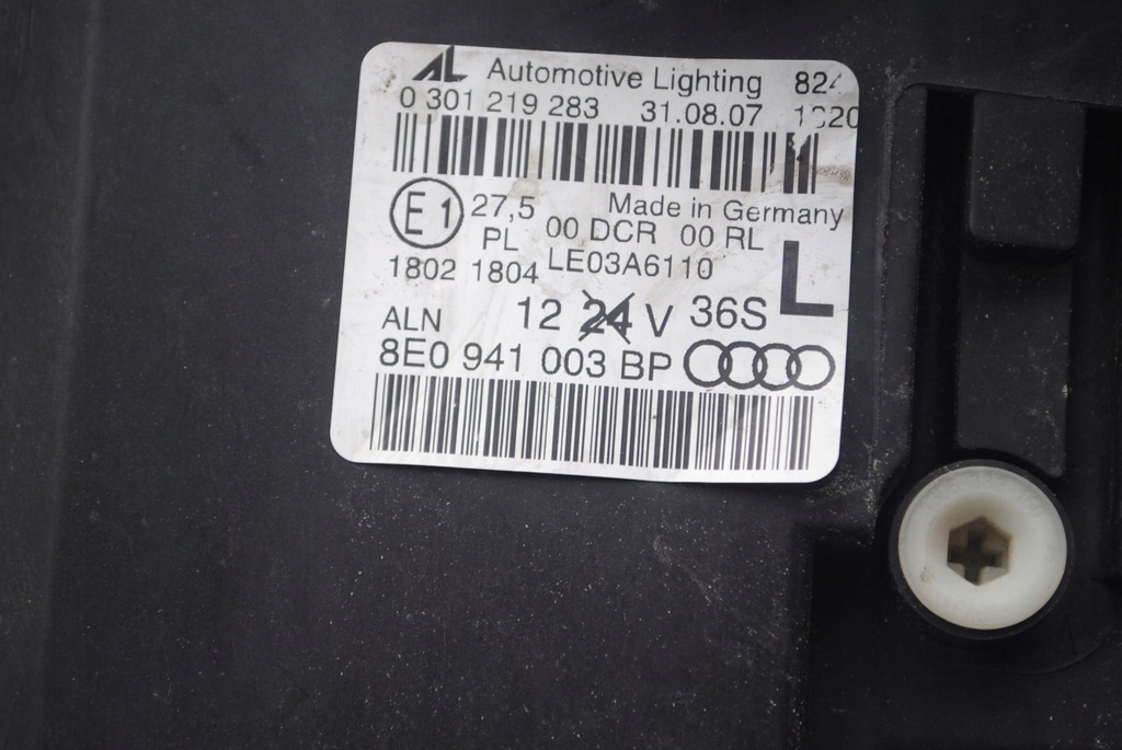 фото №8, Лампа левая передняя bi-xenon 8e0941003bp audi a4 b7
