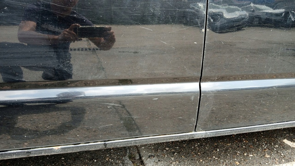 фото №11, Volkswagen transporter v t5 дверь правое задние сдвижные l051 чёрные