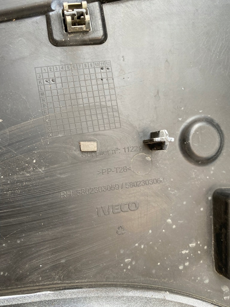 Iveco s-way правый бампер перед уголок обшивка 5802303059 Цена