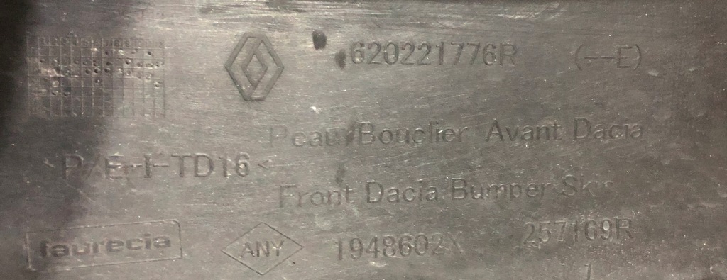 фото №14, Dacia duster ii бампер перед передній 620221776r