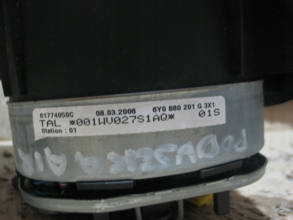 фото №9, Подушка безпеки air bag подушка водія skoda fabia 6y0880201g