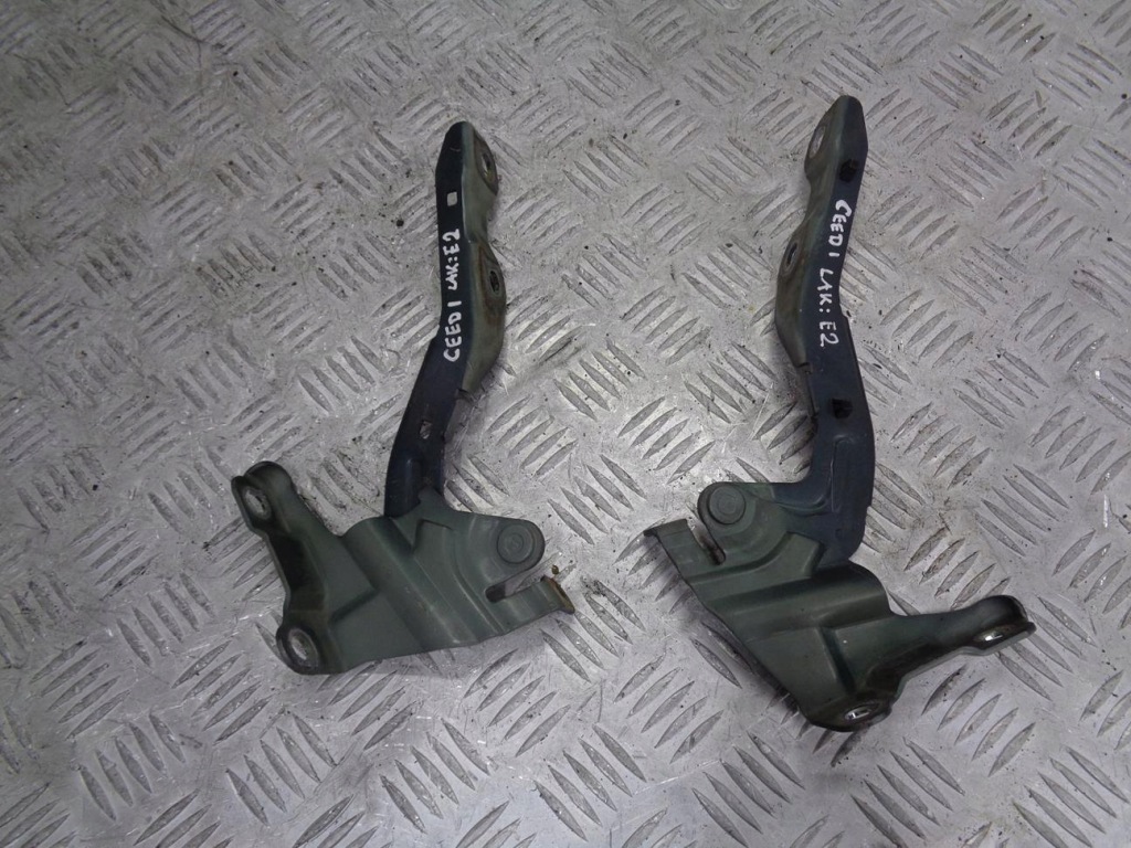 фото №1, Петлі капот перед правий + лівий kpl kia ceed 1 i 2006- лак: e2