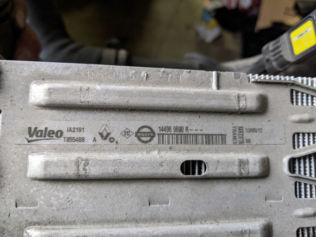 фото №7, Радиатор интеркулер scenic iv 1.6dci t85548b