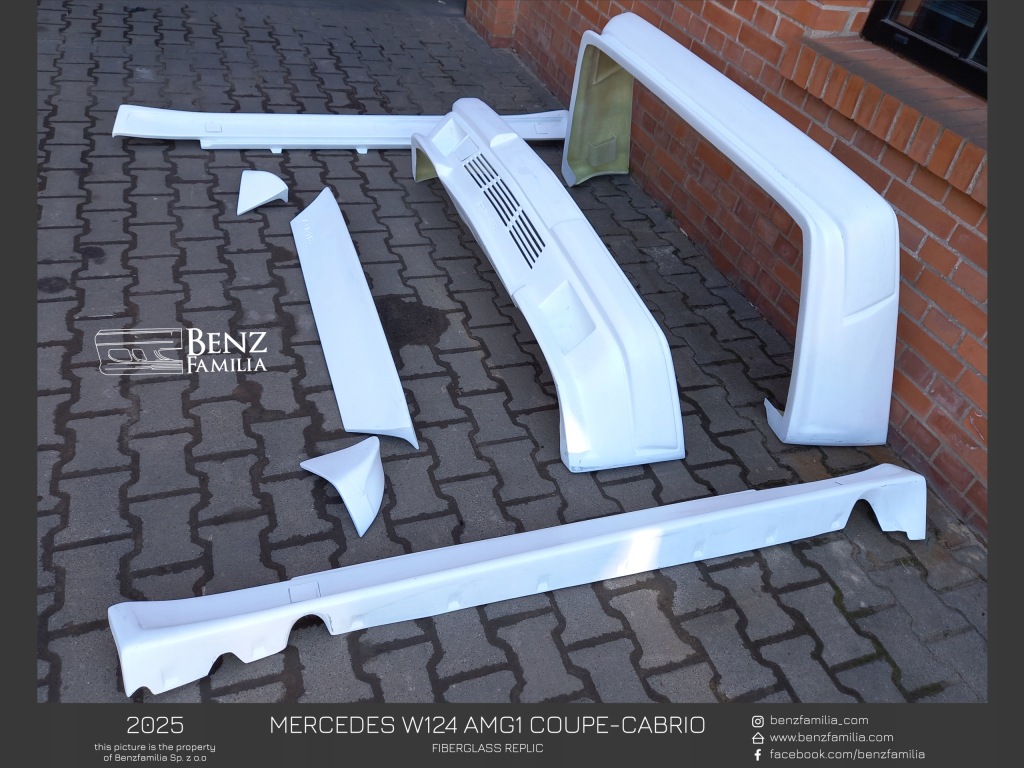 Mercedes w124 c124 amg1 coupe/cabrio pakiet/bodykit replika Доставка