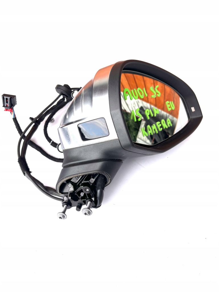 фото №1, Зеркало наружное правое audi a5 s5 b9 8w coupe 15 pin хром ассистент 360