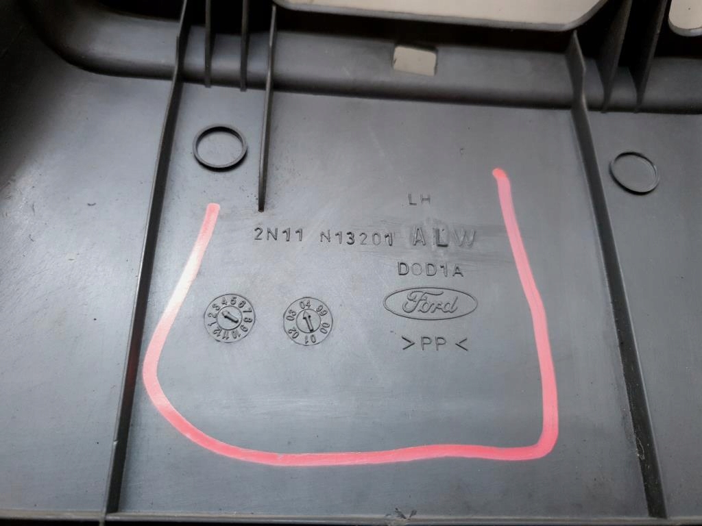 фото №6, Молдинг порог защита левая ford fusion