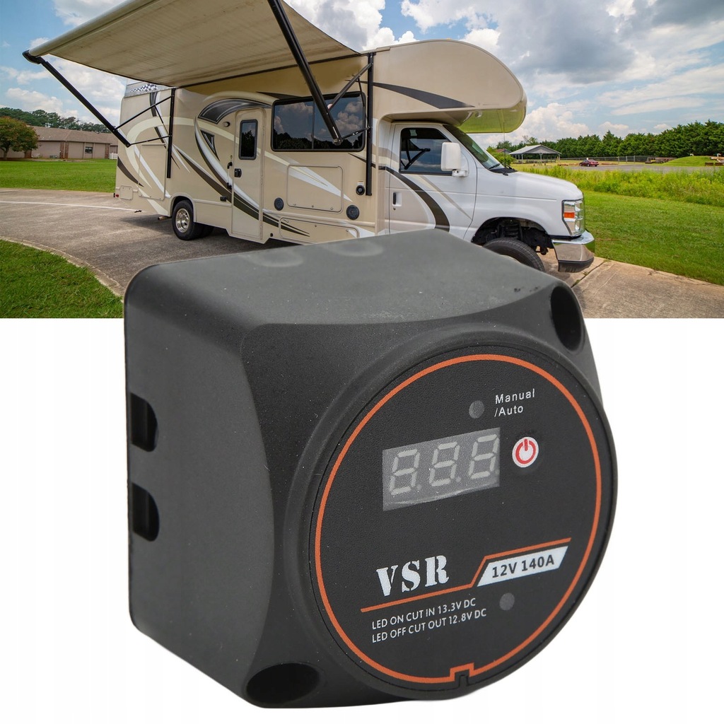 фото №11, Інтелектуальний ізолятор з подвійний акумулятор 12 v 140 a реле wrażliwy na