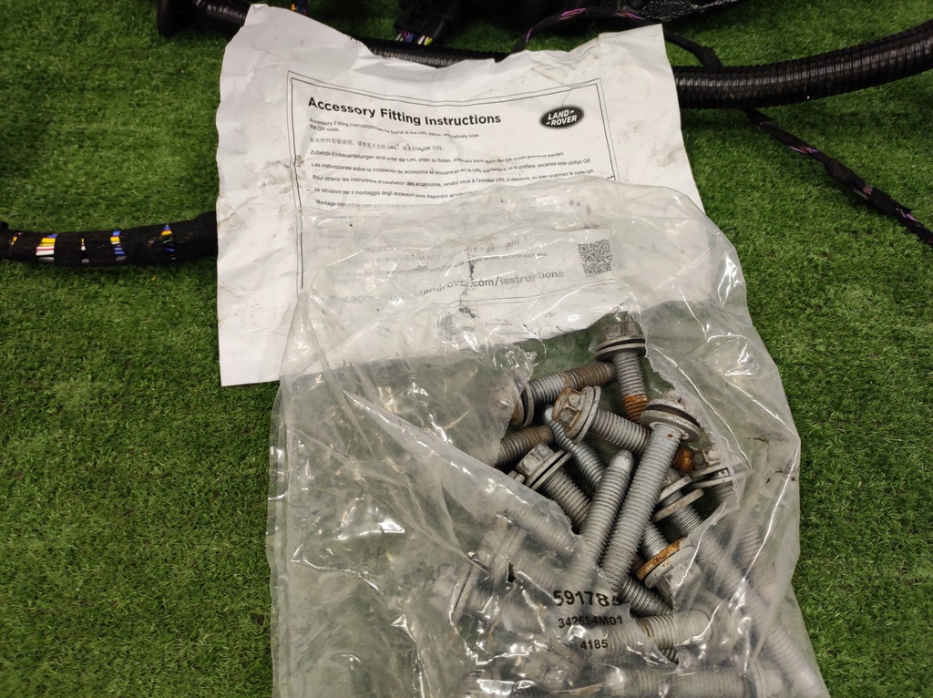 фото №15, Hak jaguar f-pace x761 + жгут + болты + крепления jk8m-17k817-ab