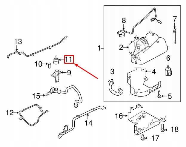 фото №8, Land rover range rover sport l494 крышка заливной adblue lr078768 оригинальный