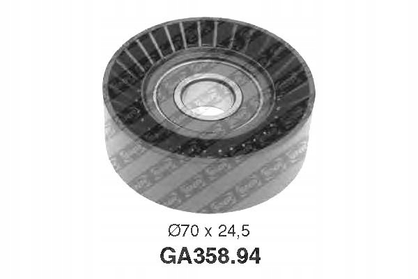 фото №1, Snr ga358.94 ролик направляющая / направляющая, ремень клиновой зубчатый