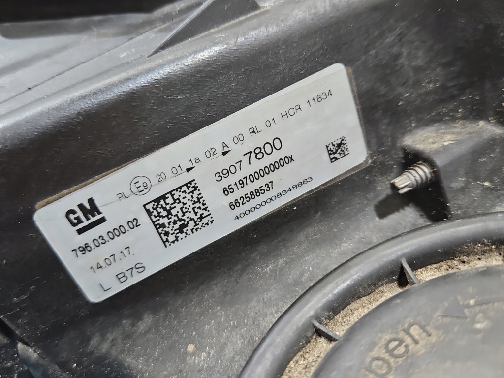 Фара лівий лампа перед opel astra v k 15-19 європа Ціна