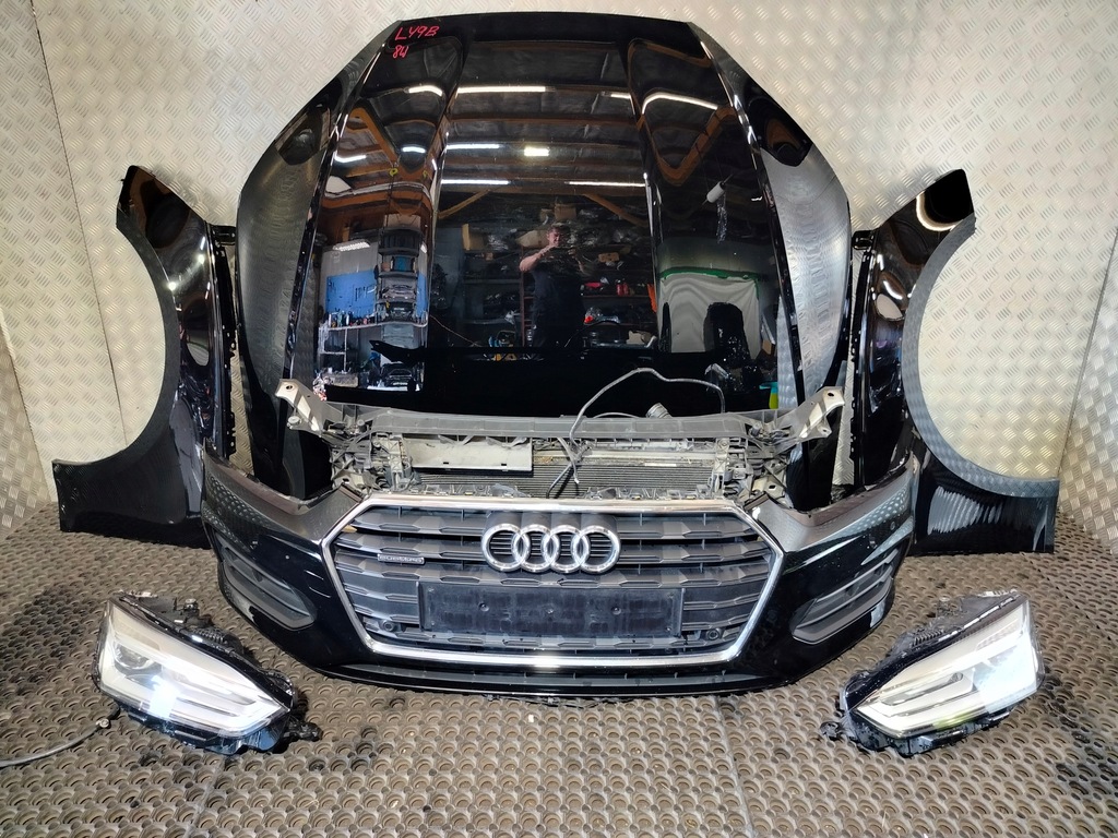 фото №1, Audi a5 8w перед kompletny капот бампер ly9b
