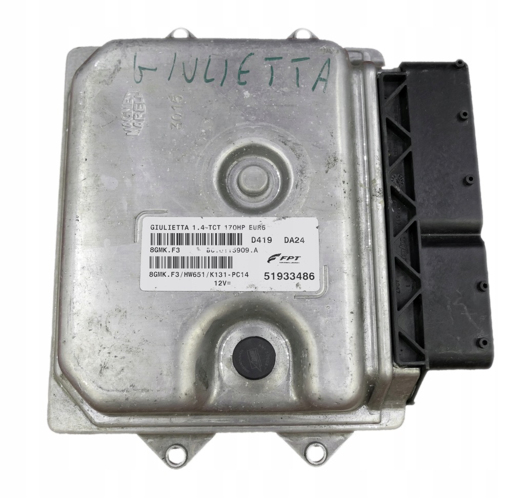 фото №1, Блок керування alfa giulietta romeo 51933486 8gmk.f3 програмування